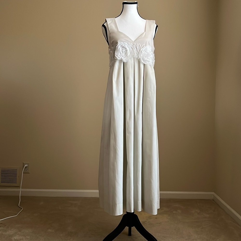 NWT - Maison Laviniaturra - Cotton Dress + Overcoat - Semi-couture - 44 IT=8 US